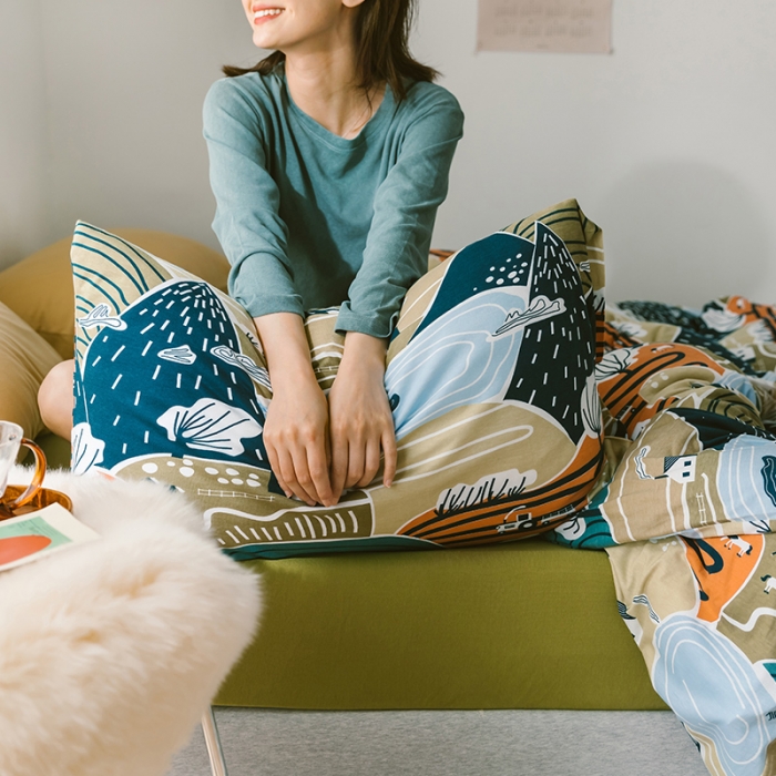 91家纺网 家纺一手货源 找家纺 （总）风向标 2020新款第二季针织棉四件套