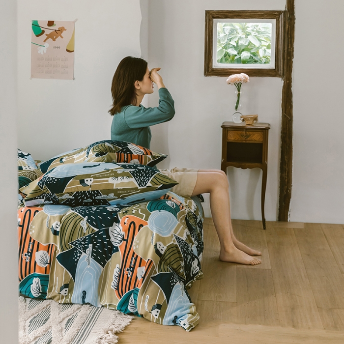 91家纺网 家纺一手货源 找家纺 （总）风向标 2020新款第二季针织棉四件套