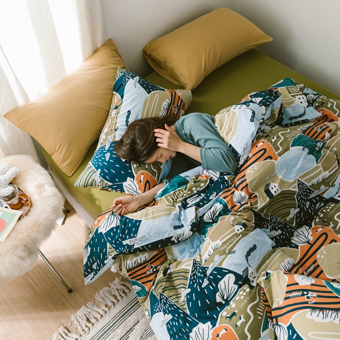 91家纺网 家纺一手货源 找家纺 （总）风向标 2020新款第二季针织棉四件套