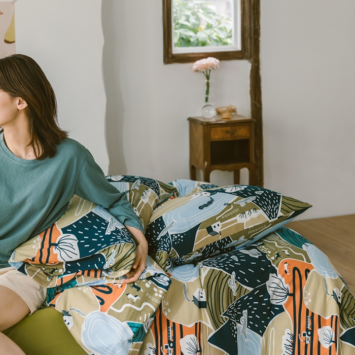 91家纺网 家纺一手货源 找家纺 （总）风向标 2020新款第二季针织棉四件套