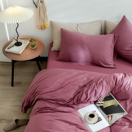 91家纺网 家纺一手货源 找家纺 （总）华超针织 2021新款针织纯色单枕套单只2