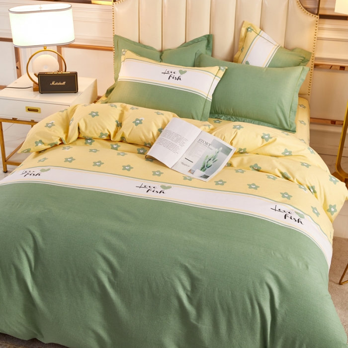 91家纺网 家纺一手货源 找家纺 （总）雲归梦 2020新款全棉加厚磨毛四件套