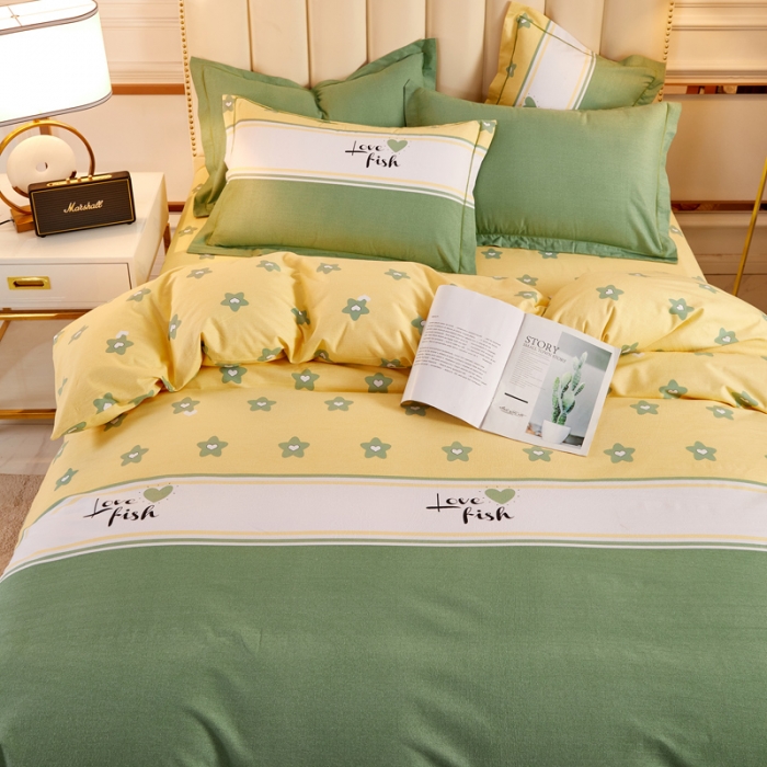 91家纺网 家纺一手货源 找家纺 （总）雲归梦 2020新款全棉加厚磨毛四件套