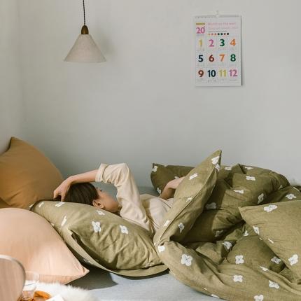 91家纺网 家纺一手货源 找家纺 风向标 2020新款第二季针织棉四件套 芳野