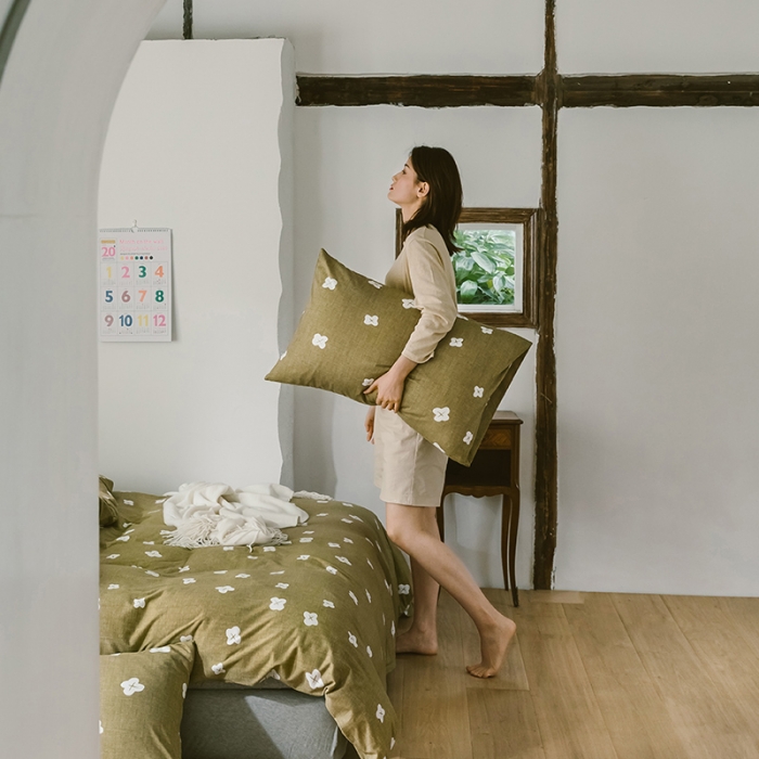 91家纺网 家纺一手货源 找家纺 风向标 2020新款第二季针织棉四件套 芳野