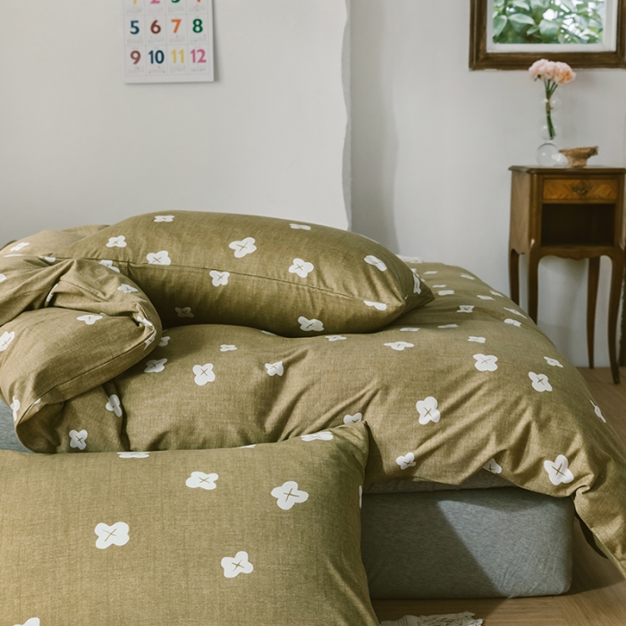 91家纺网 家纺一手货源 找家纺 风向标 2020新款第二季针织棉四件套 芳野