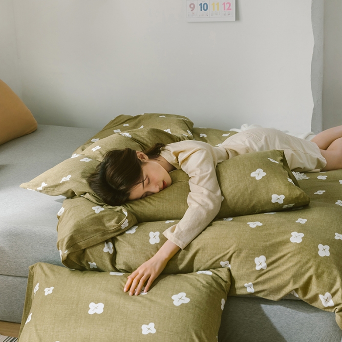 91家纺网 家纺一手货源 找家纺 风向标 2020新款第二季针织棉四件套 芳野