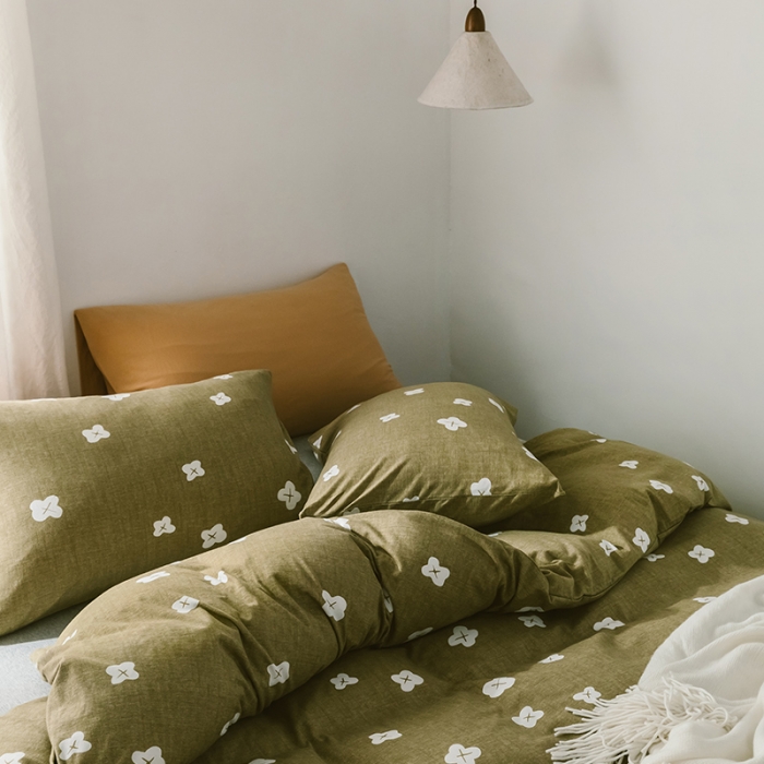 91家纺网 家纺一手货源 找家纺 风向标 2020新款第二季针织棉四件套 芳野