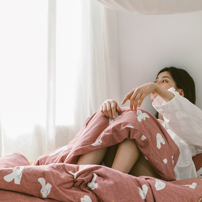 91家纺网 家纺一手货源 找家纺 风向标 2020新款第二季针织棉四件套 和平鸽