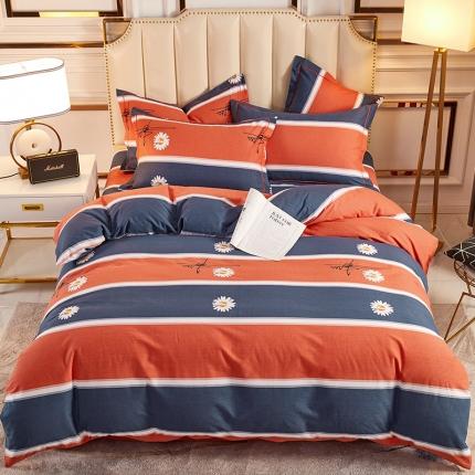 91家纺网 家纺一手货源 找家纺 雲归梦 2020新款全棉加厚磨毛四件套 安吉拉