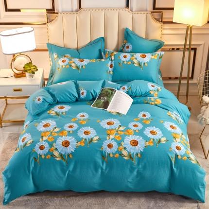 雲归梦 2020新款全棉加厚磨毛四件套 百花公主