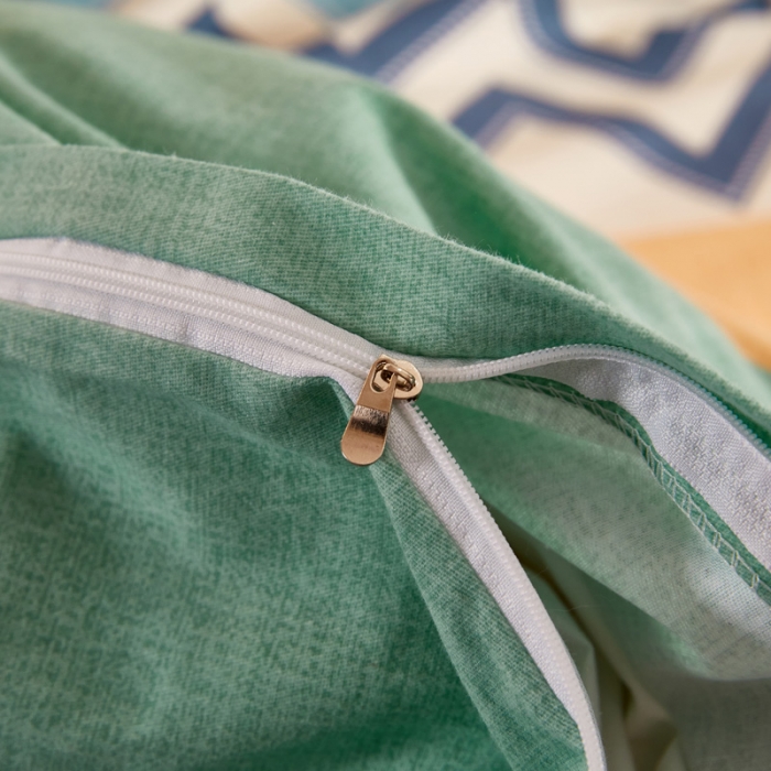 91家纺网 家纺一手货源 找家纺 雲归梦 2020新款全棉加厚磨毛四件套 波西草莓-蓝