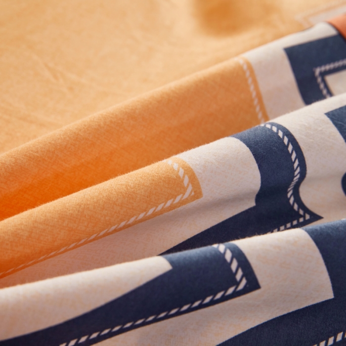 91家纺网 家纺一手货源 找家纺 雲归梦 2020新款全棉加厚磨毛四件套 波西草莓-蓝