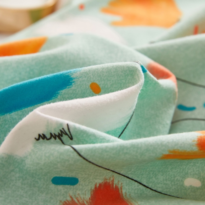 91家纺网 家纺一手货源 找家纺 雲归梦 2020新款全棉加厚磨毛四件套 朵朵花语