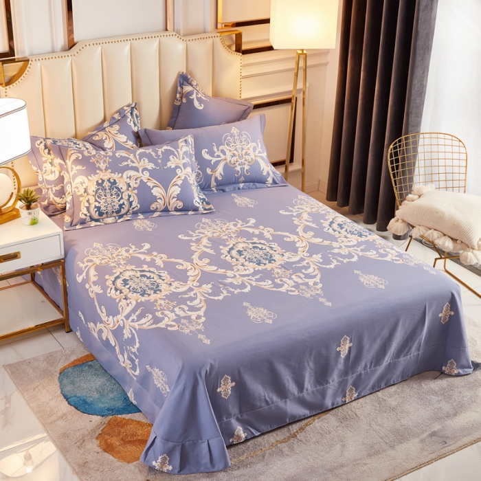 91家纺网 家纺一手货源 找家纺 雲归梦 2020新款全棉加厚磨毛四件套 繁华似锦