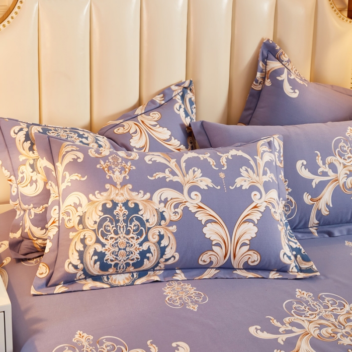 91家纺网 家纺一手货源 找家纺 雲归梦 2020新款全棉加厚磨毛四件套 繁华似锦