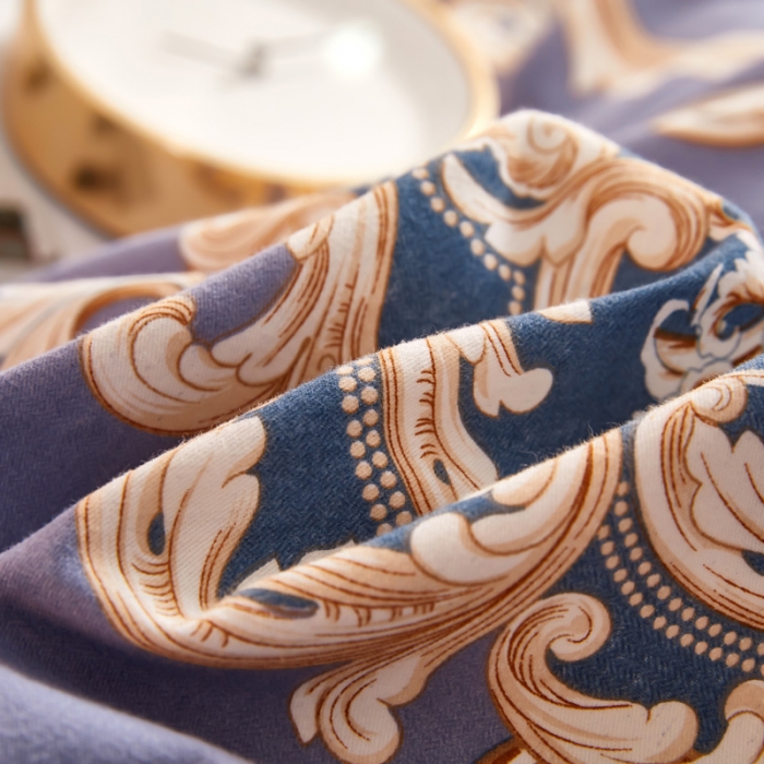 91家纺网 家纺一手货源 找家纺 雲归梦 2020新款全棉加厚磨毛四件套 繁华似锦