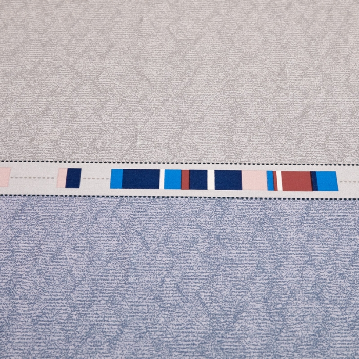 91家纺网 家纺一手货源 找家纺 雲归梦 2020新款全棉加厚磨毛四件套 弗伦堡-灰