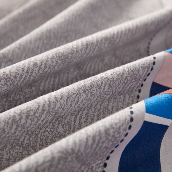 91家纺网 家纺一手货源 找家纺 雲归梦 2020新款全棉加厚磨毛四件套 弗伦堡-灰