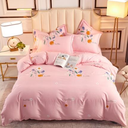 91家纺网 家纺一手货源 找家纺 雲归梦 2020新款全棉加厚磨毛四件套 花样倾城