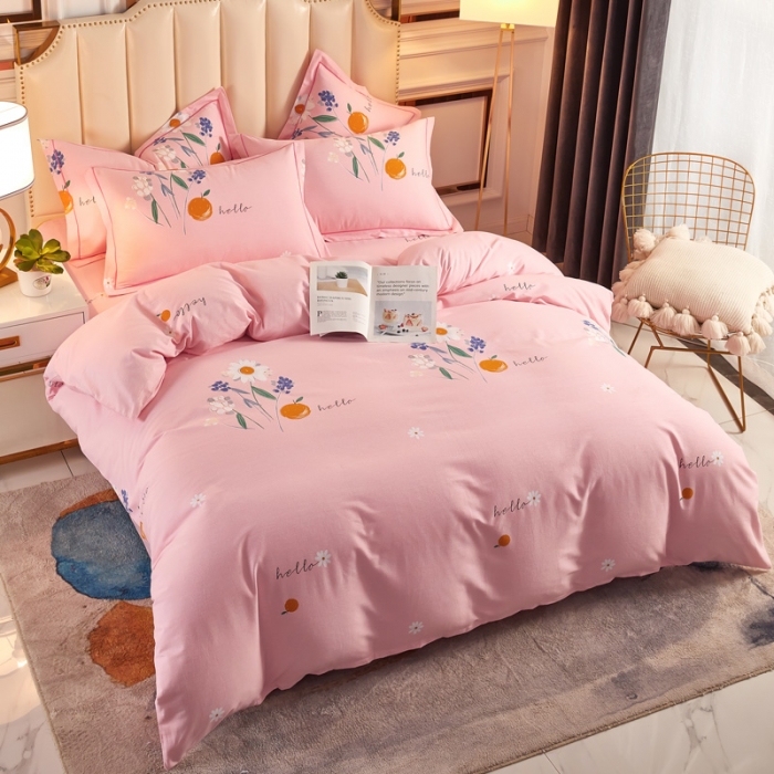 91家纺网 家纺一手货源 找家纺 雲归梦 2020新款全棉加厚磨毛四件套 花样倾城