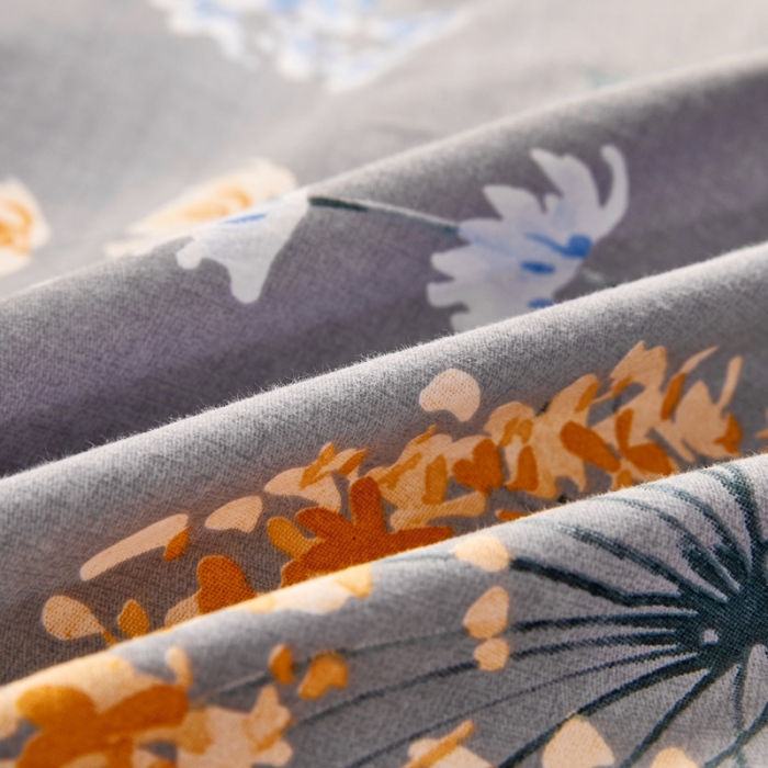 91家纺网 家纺一手货源 找家纺 雲归梦 2020新款全棉加厚磨毛四件套 花语如梦