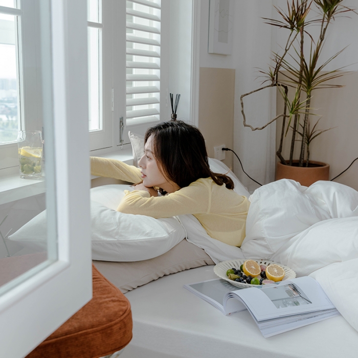 91家纺网 家纺一手货源 找家纺 华超针织 2021新款针织纯色单被套1 白色