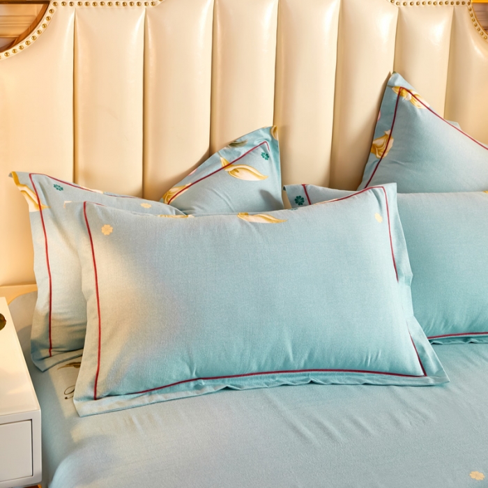 91家纺网 家纺一手货源 找家纺 雲归梦 2020新款全棉加厚磨毛四件套 梦入花香