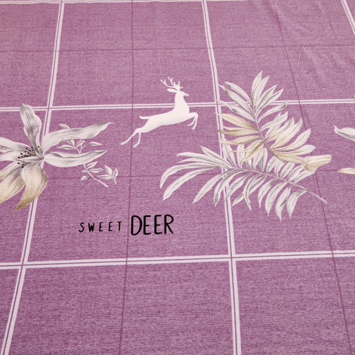 91家纺网 家纺一手货源 找家纺 雲归梦 2020新款全棉加厚磨毛四件套 梦逸-粉