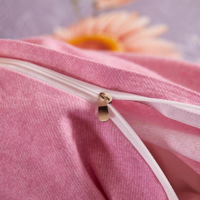 91家纺网 家纺一手货源 找家纺 雲归梦 2020新款全棉加厚磨毛四件套 陌上花开-粉