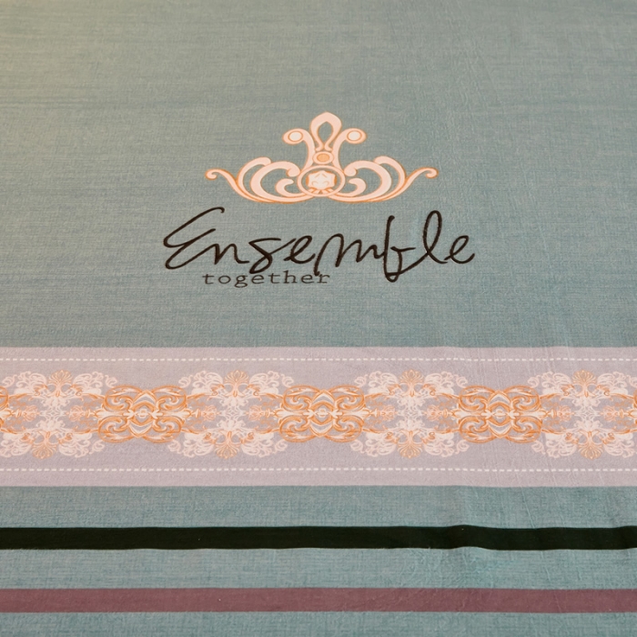 91家纺网 家纺一手货源 找家纺 雲归梦 2020新款全棉加厚磨毛四件套 时光偶遇-绿