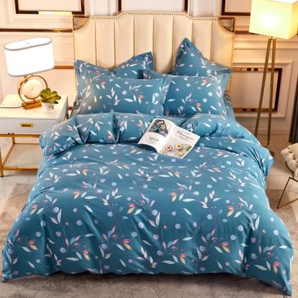 91家纺网 家纺一手货源 找家纺 雲归梦 2020新款全棉加厚磨毛四件套 庭院深深