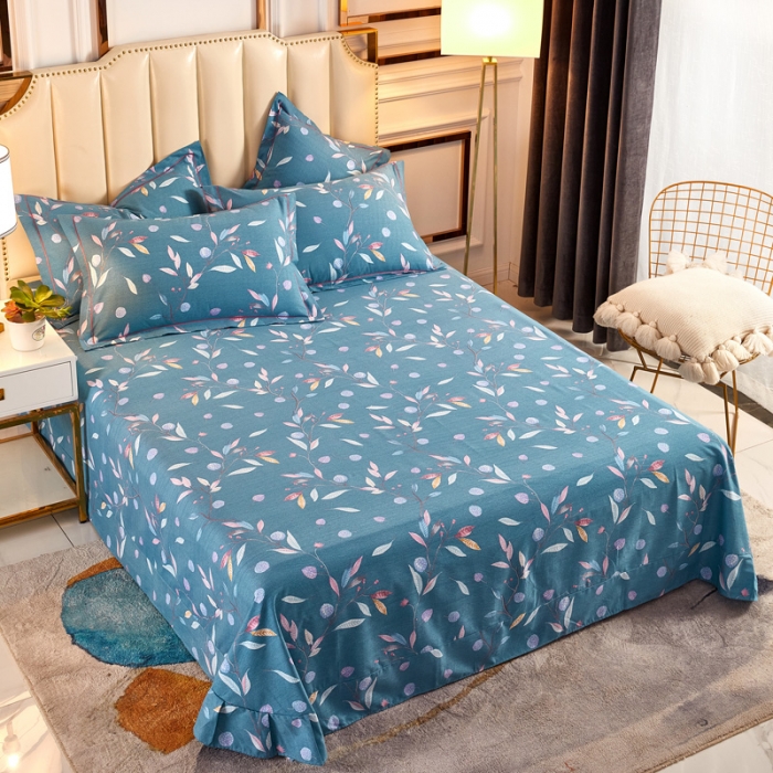 91家纺网 家纺一手货源 找家纺 雲归梦 2020新款全棉加厚磨毛四件套 庭院深深