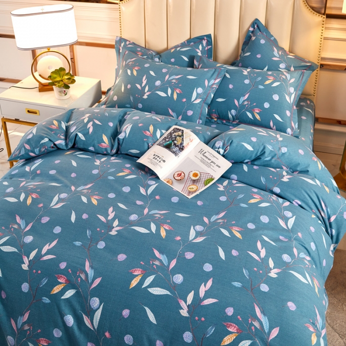 91家纺网 家纺一手货源 找家纺 雲归梦 2020新款全棉加厚磨毛四件套 庭院深深