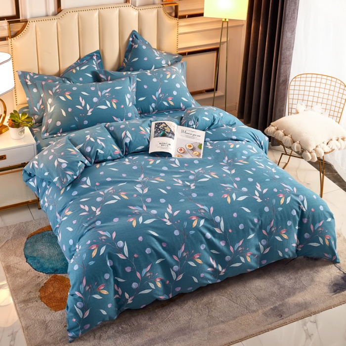 91家纺网 家纺一手货源 找家纺 雲归梦 2020新款全棉加厚磨毛四件套 庭院深深