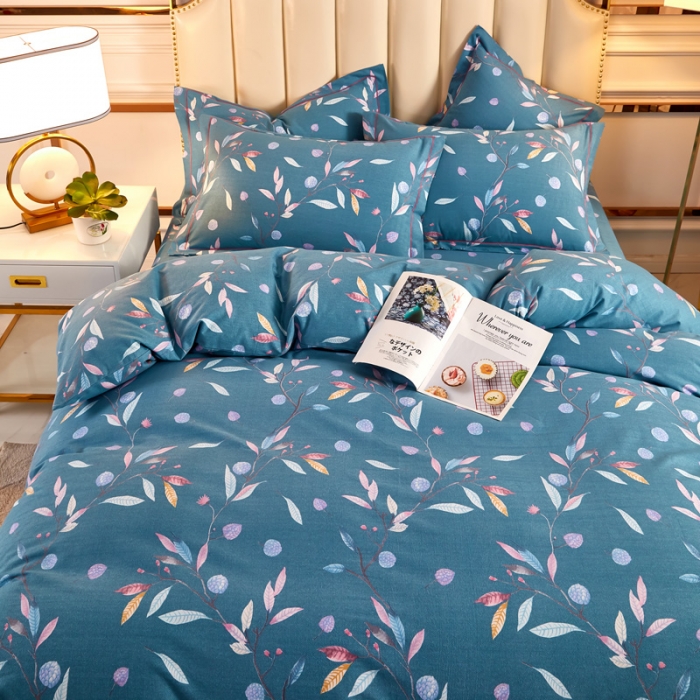 91家纺网 家纺一手货源 找家纺 雲归梦 2020新款全棉加厚磨毛四件套 庭院深深