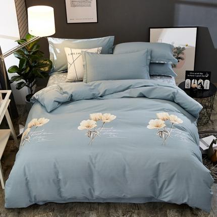 雲归梦 2020新款全棉加厚磨毛四件套 伊莲娜