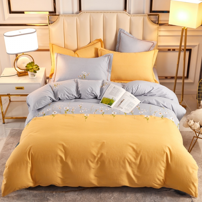 91家纺网 家纺一手货源 找家纺 雲归梦 2020新款全棉加厚磨毛四件套 雨后初晴