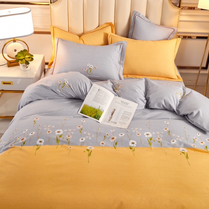 91家纺网 家纺一手货源 找家纺 雲归梦 2020新款全棉加厚磨毛四件套 雨后初晴