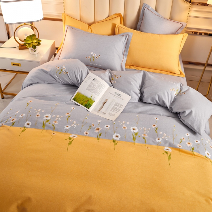 91家纺网 家纺一手货源 找家纺 雲归梦 2020新款全棉加厚磨毛四件套 雨后初晴