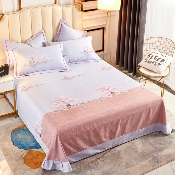 91家纺网 家纺一手货源 找家纺 雲归梦 2020新款全棉加厚磨毛四件套 云之深处