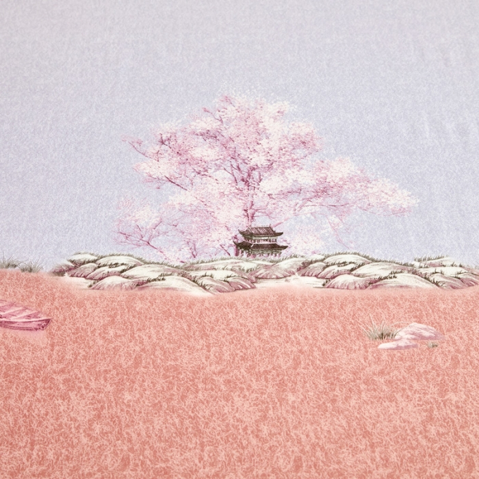 91家纺网 家纺一手货源 找家纺 雲归梦 2020新款全棉加厚磨毛四件套 云之深处