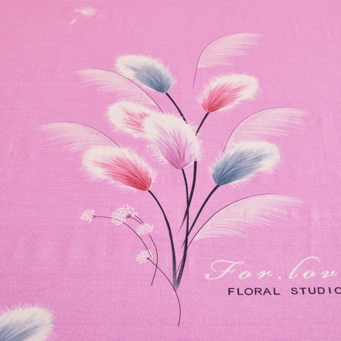 91家纺网 家纺一手货源 找家纺 雲归梦 2020新款全棉加厚磨毛四件套 追梦-粉