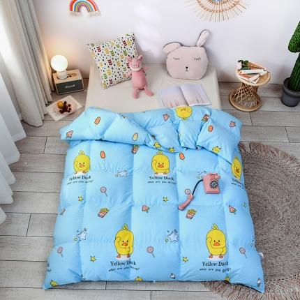 91家纺网 家纺一手货源 找家纺 （总）绒研羽绒2025全棉卡通印花儿童鹅绒羽绒冬被