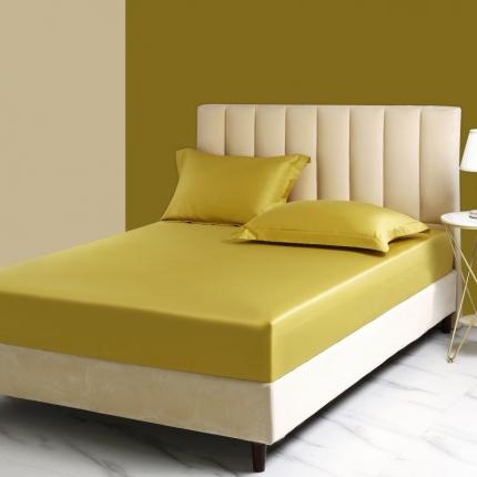 简家居 2020新款100支单床笠 芥末黄