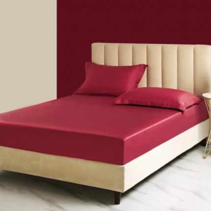 简家居 2020新款100支单床笠 嫣红