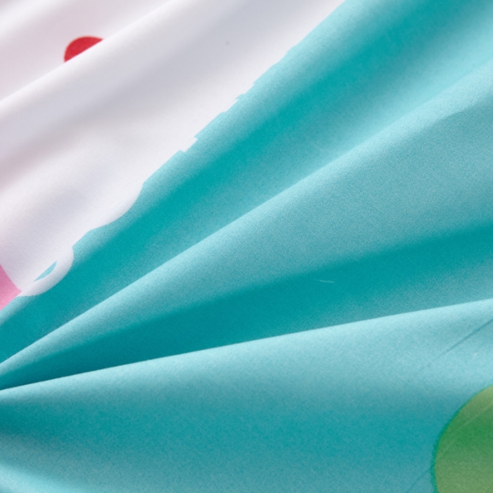 91家纺网 家纺一手货源 找家纺 宇淳国际2023新品 芦荟棉四件套系列单品床单 粉红兔