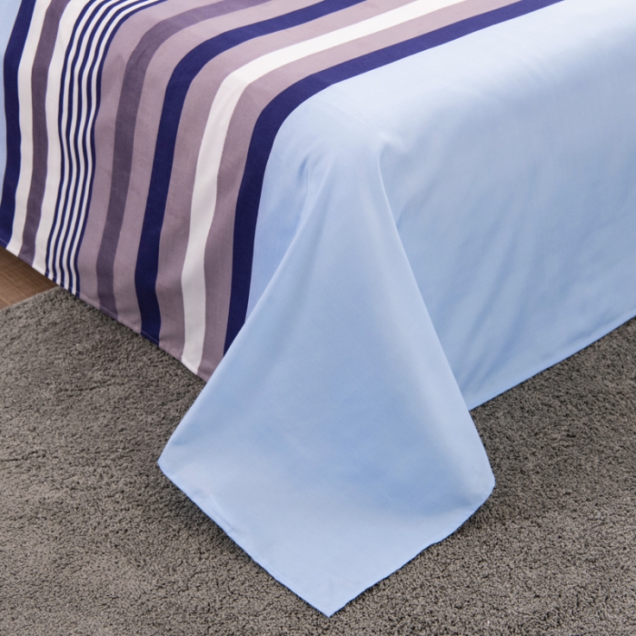 91家纺网 家纺一手货源 找家纺 宇淳国际2023新品 芦荟棉四件套系列单品床单 卡洛