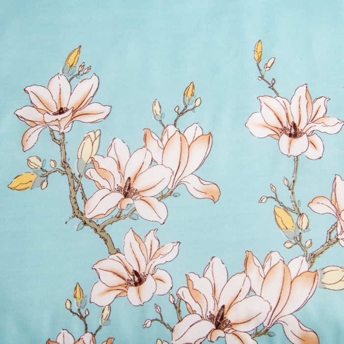 91家纺网 家纺一手货源 找家纺 宇淳国际2023新品 芦荟棉四件套系列单品床单 梅花朵朵