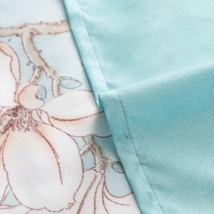 91家纺网 家纺一手货源 找家纺 宇淳国际2023新品 芦荟棉四件套系列单品床单 梅花朵朵